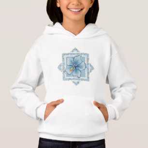 Hibiskus & Spitzenschuppen Hoodie
