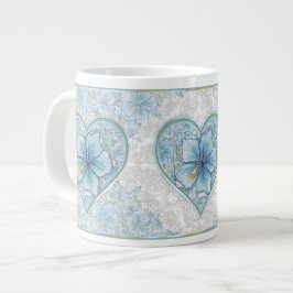 Hibiskus & Spitzenschuppen Jumbo-Tasse