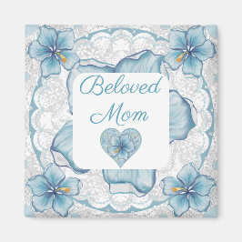 Hibiskus & Spitzenschuppen Magnet