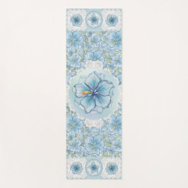 Hibiskus & Spitzenschuppen Yogamatte