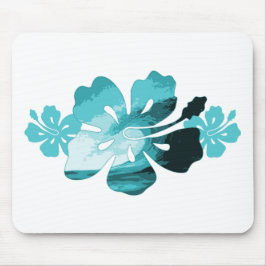 Hibiskus-Surf-Stil Mousepad