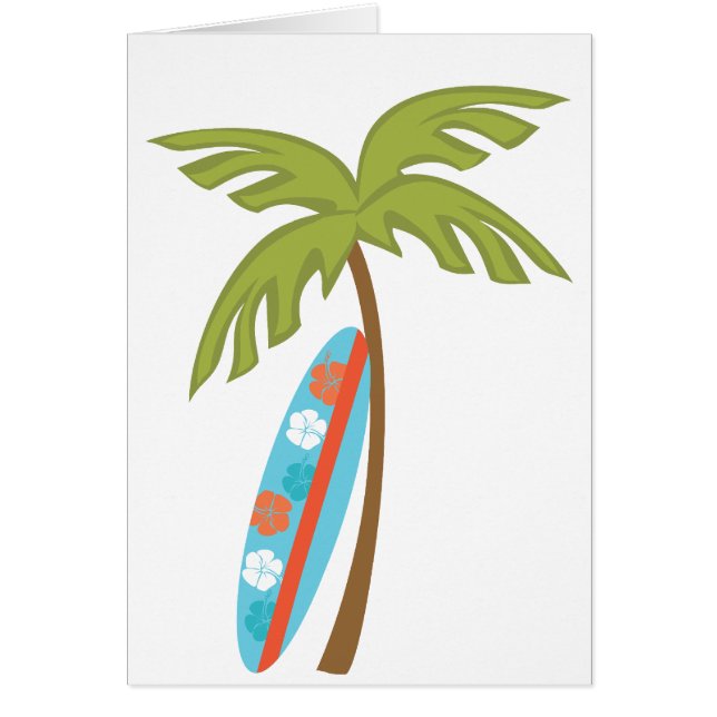 Hibiskus Surfboard (Vorne)