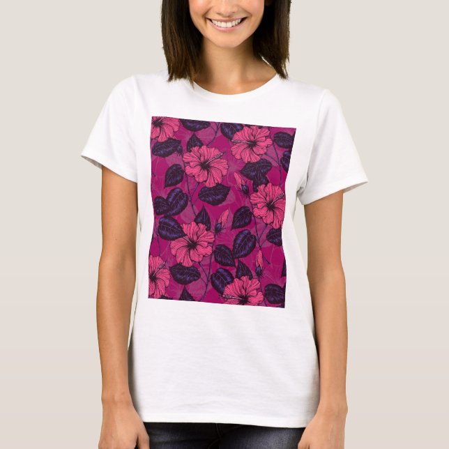 Hibiskus T-Shirt (Vorderseite)