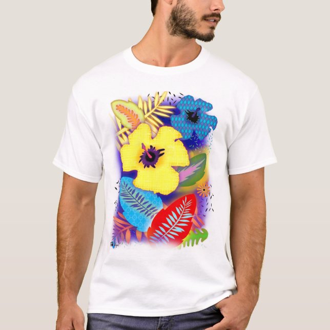 Hibiskus T-Shirt (Vorderseite)
