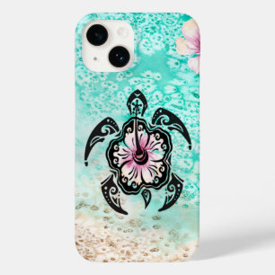 Hibiskus Turtle Case-Mate iPhone 14 Hülle