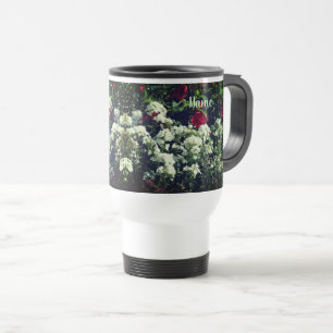 Hibiskus und Phlox-Blume Personalisiert Reisebecher