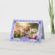 Hibiskus und Spitze BLAU