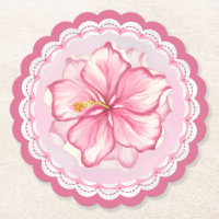 Hibiskus und Spitzen PINK