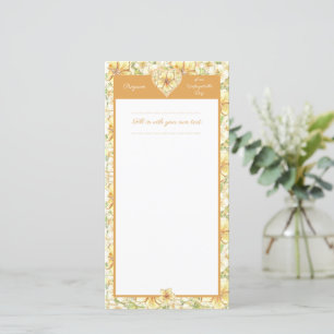 Hibiskus und Spitzen YELLOW