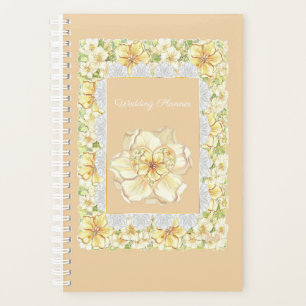 Hibiskus und Spitzen YELLOW Planer