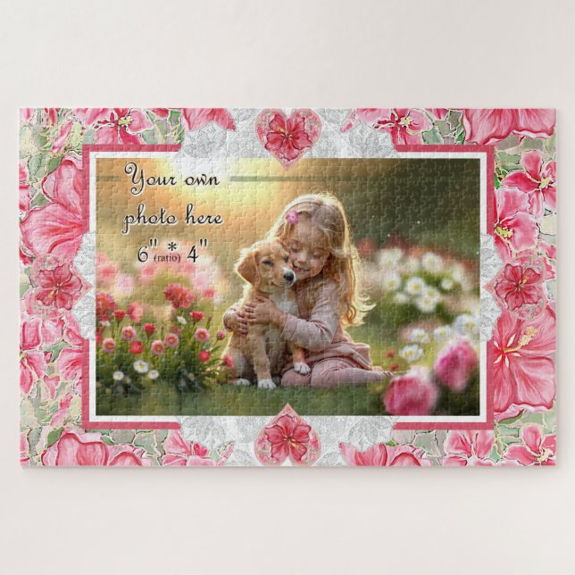 Hibiskus und Spitzenleistung ROT (Horizontal)