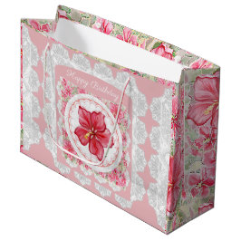Hibiskus und Spitzenleistung ROT Große Geschenktüte