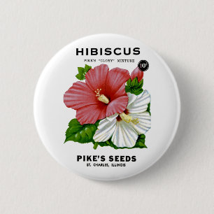 Hibiskus Vintages Saatgut Button