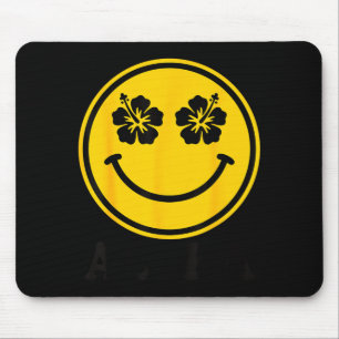 Hibiskusblüten-Lächeln Aloha Hawaii Strand Sommer Mousepad