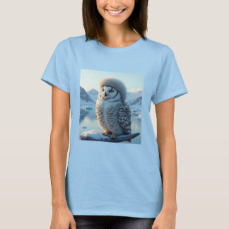 hibou dans le t-shirt arctique