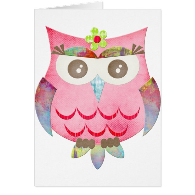 Hibou gitan rose (Devant)