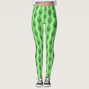 Hibou (vert) - Leggings