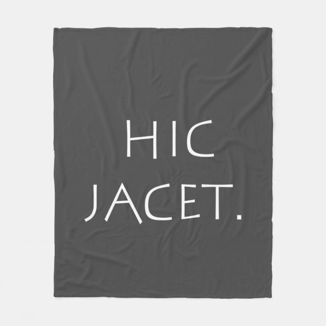 Hic Jacet Fleecedecke (Vorderseite)
