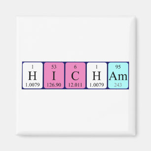 Hicham-Periodenmagnet Magnet