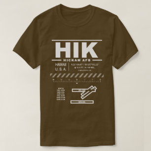 Hickam Base de l'armée de l'air T-shirt HIK