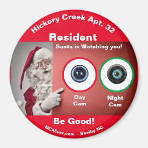 Hickory Creek Apt. 32 Der Weihnachtsmann sieht Mag Magnet