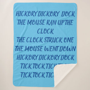 Hickory Dickory Dock Sherpadecke