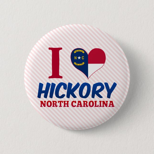 Hickory, North Carolina Button (Vorderseite)