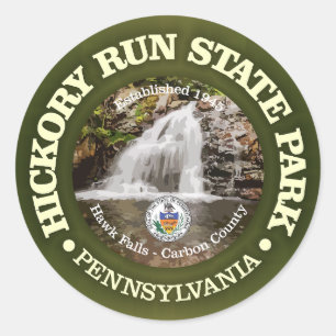 Hickory Run SP Runder Aufkleber
