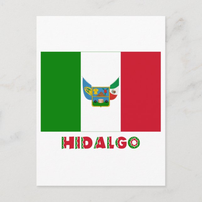 Hidalgo - Inoffizielle Flagge Postkarte (Vorderseite)