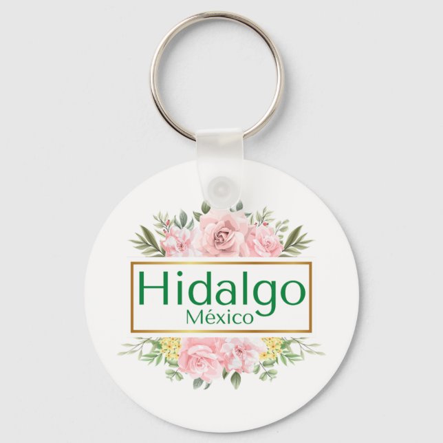 Hidalgo Mexiko Reiseziel Bridesmaid Schlüsselanhänger (Vorderseite)