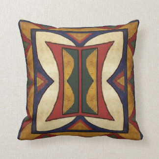 HIDATSA - MANDAN?  Parfleche Artkissen 1909 Kissen