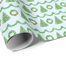 Hidden Animals Holiday Wrapping Paper Geschenkpapier