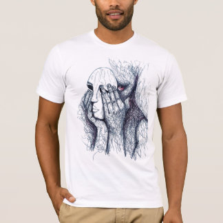 Hidden Emotions - Surreal Art T-shirt Design