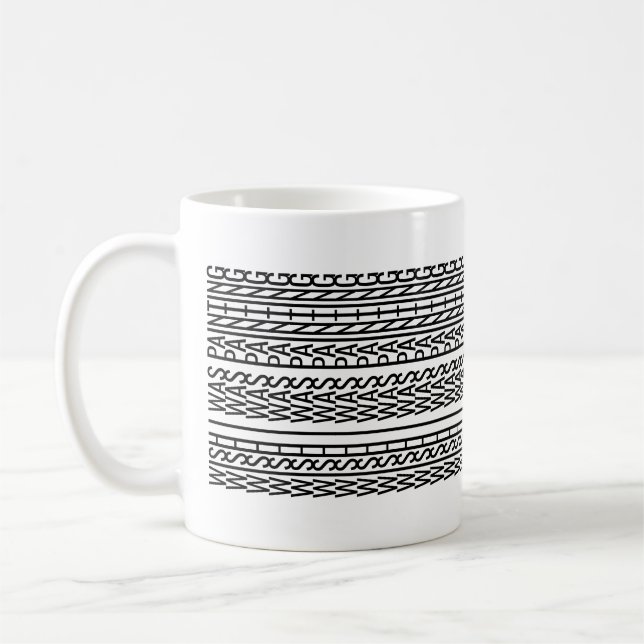 Hidden Message For Any Hobby, Wish I Was 108B Kaffeetasse (Links)