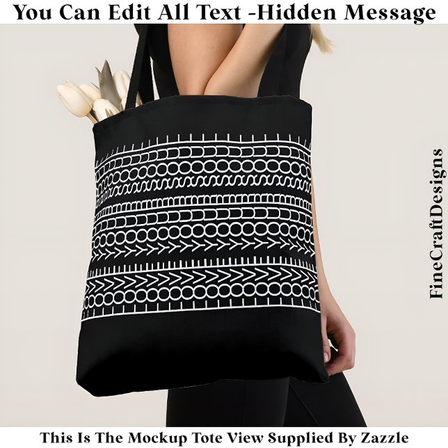 Hidden Message Love Your Soul, Custom 109W Quote Tasche (Von Creator hochgeladen)