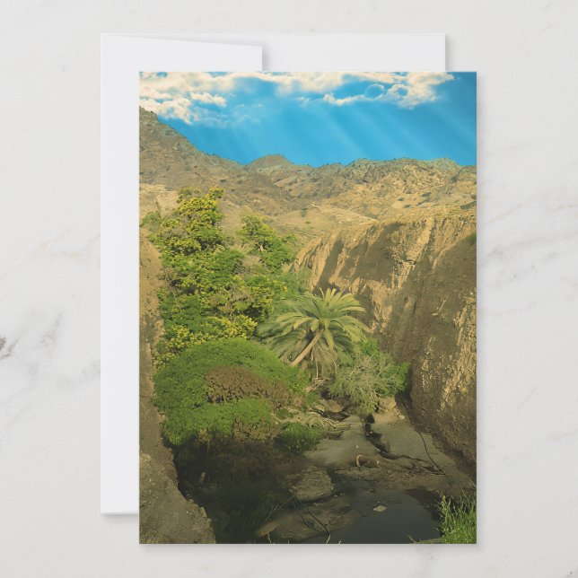 Hidden Oase Feiertagskarte (Vorderseite)