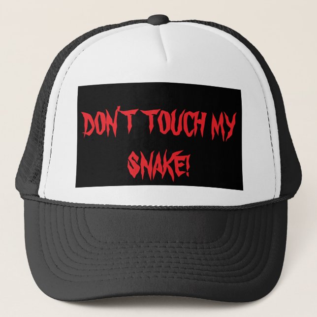 HIDDEN SNAKE HAT - BALL CAP TRUCKERKAPPE (Vorderseite)