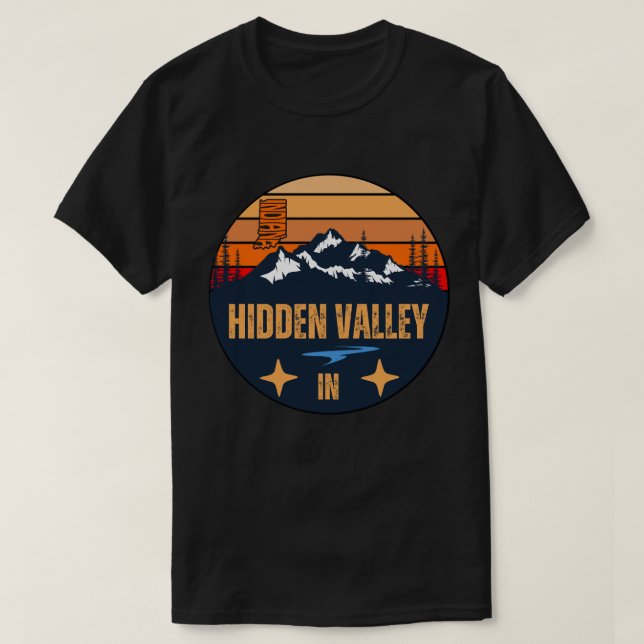 Hidden Valley, Indiana T-Shirt (Design vorne)
