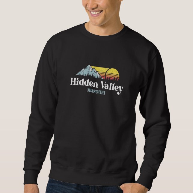 Hidden Valley MISSOURI Snow Ski Snowboard Hiking Sweatshirt (Vorderseite)
