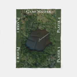 Hidden Woodland Lake Tabletop Gaming Map TTRPG Fleecedecke