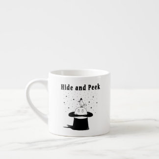 Hide and Flüchtige Blick Hat Espresso Cup Espressotasse