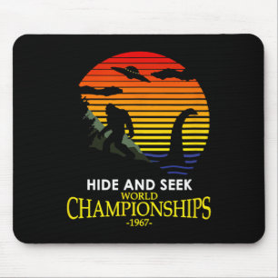 Hide and Seek Champion Nessie Lochness Bigfoot Yet Mousepad