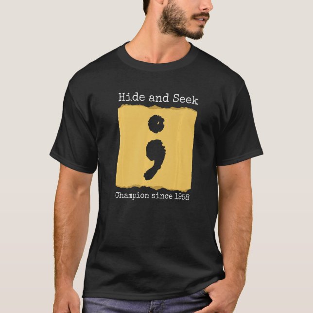 Hide And Seek Champion Since 1958 Coder Software D T-Shirt (Vorderseite)
