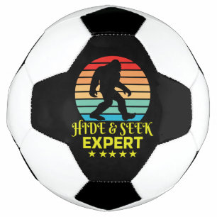 Hide and Seek Experte Bigfoot Funny Fußball