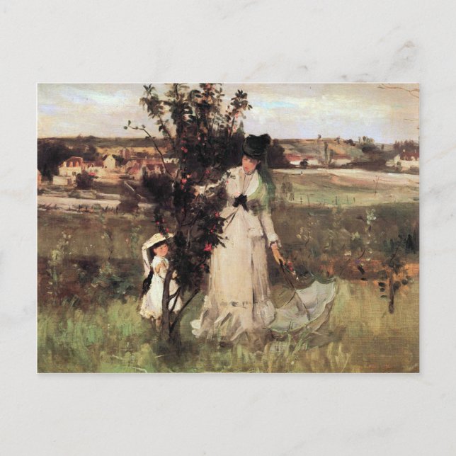 Hide-and-seek von Berthe Morisot Postkarte (Vorderseite)
