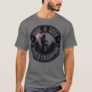 Hide and Seek World Champion American Flag T-Shirt