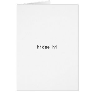 Hidee salut