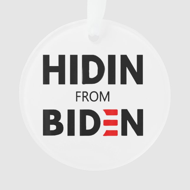 HIDEN DE BIDEN drôle mème politique Joe Campagne (devant)