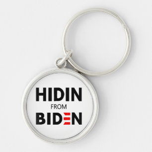 HIDEN VON BIDEN lustige Meme politische Joe Campai Schlüsselanhänger