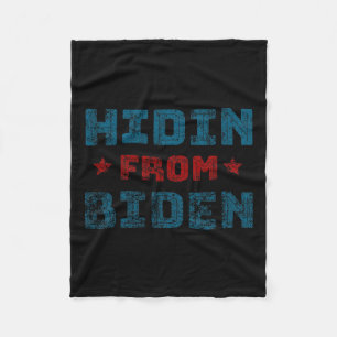 Hidin von Biden Anti Biden Harris Pro Trump 2020 Fleecedecke